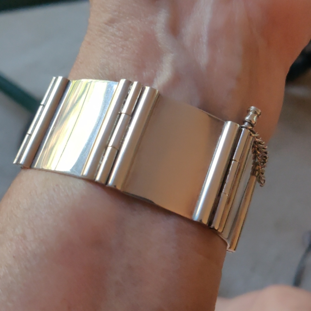 Sterling Silver 925 Cuff - image 1